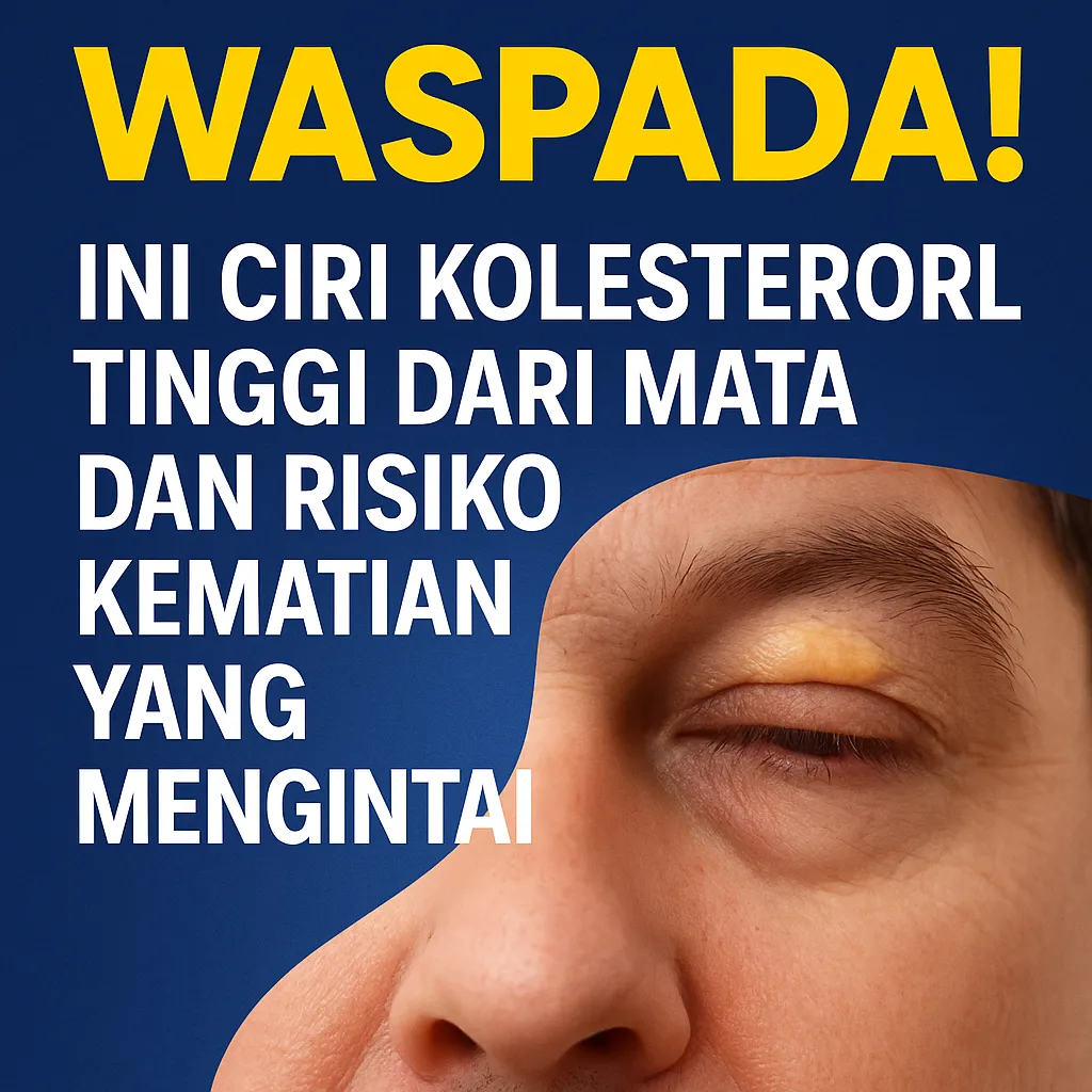 Waspada Kolesterol Tinggi! Tandanya Bisa Muncul di Mata dan Berisiko Memicu Serangan Jantung serta Stroke