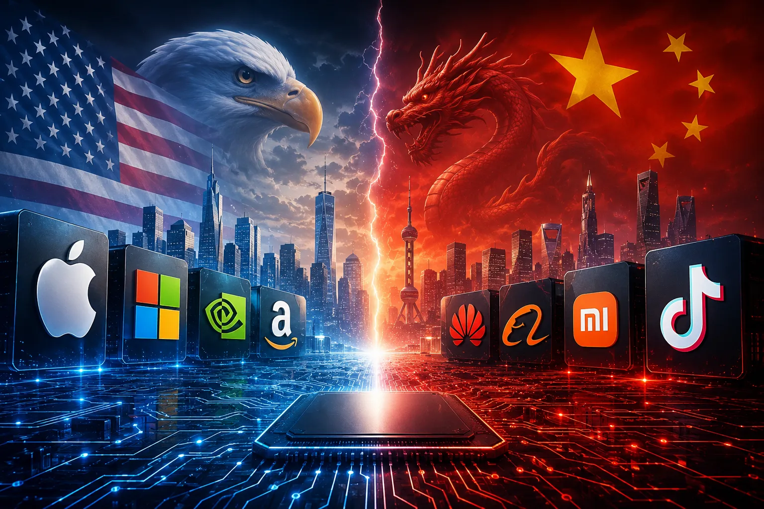 Persaingan Teknologi Global: Perusahaan AS Berhadapan dengan Raksasa China dalam Perebutan Dominasi Pasar