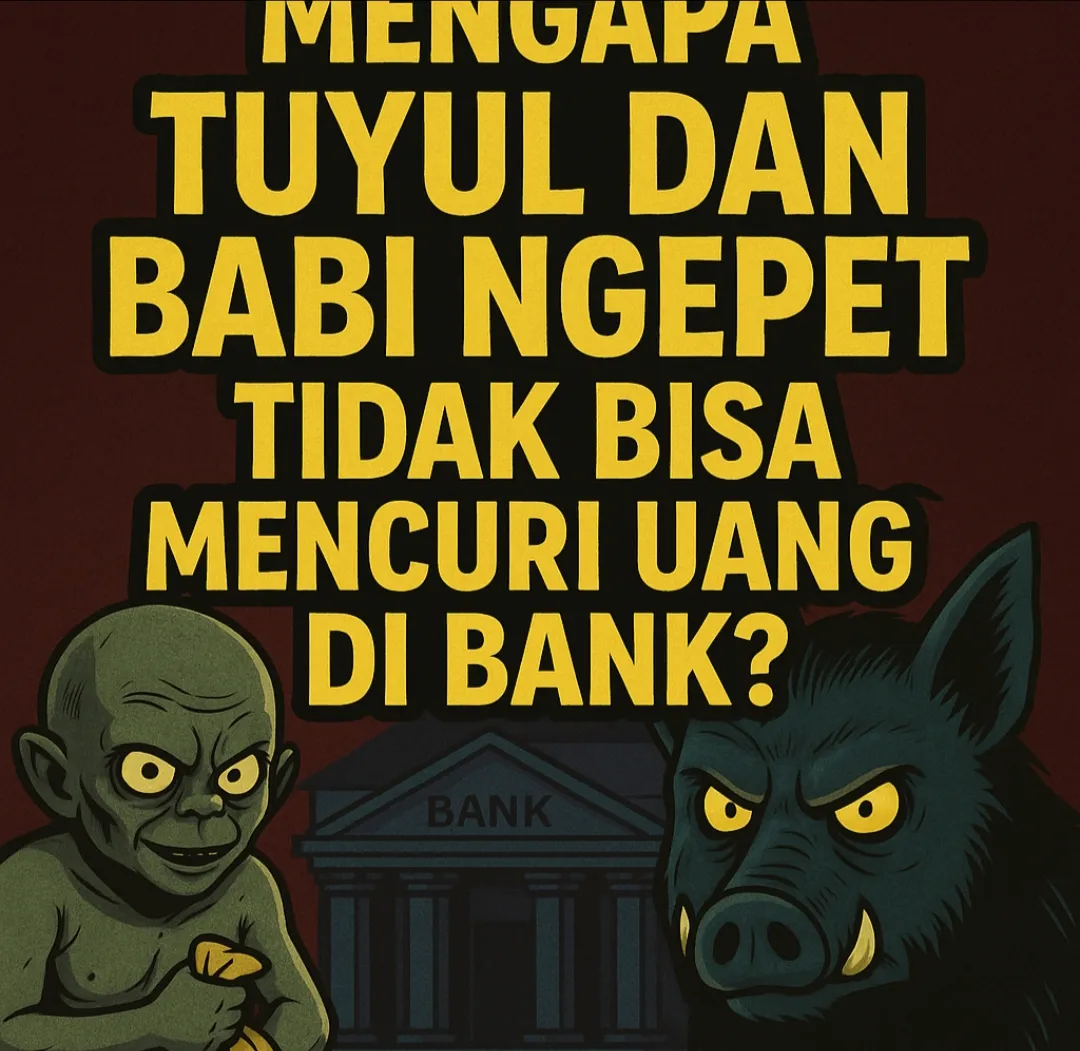 Mengapa Tuyul dan Babi Ngepet Tidak Pernah Mencuri Uang dari Bank? Penjelasan Logis, Historis, dan Sosial