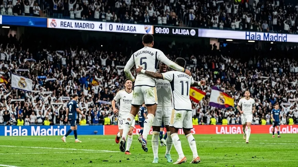 Real Madrid Pesta Gol 4-0 atas Malaga, Pertahankan Rekor Sempurna di Puncak Klasemen