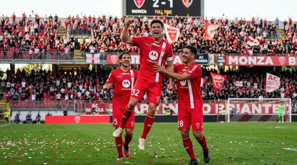 Setelah Empat Laga Tanpa Menang, Monza Akhirnya Raup Tiga Poin Perdana