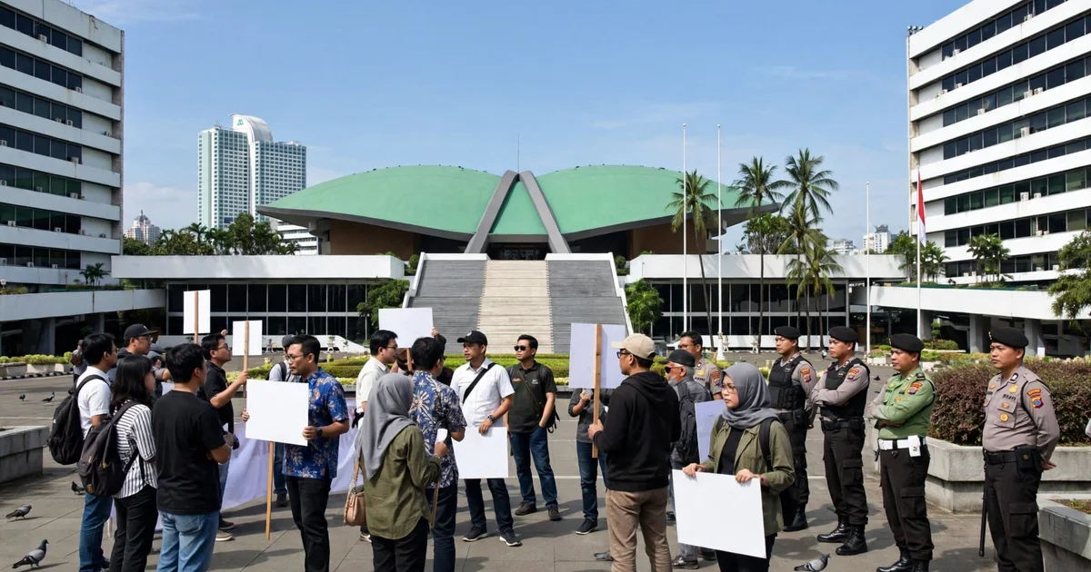 Belasan Massa Geruduk DPRD Sumut, Desak Klarifikasi Dugaan Ijazah Oknum Dewan