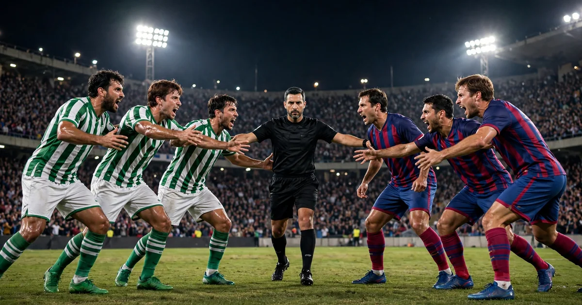 Barcelona Bantai Real Betis 5-2, Bernal Diusir Usai Tanduk Lamine Yamal