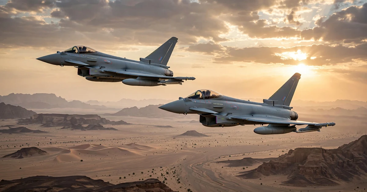 Inggris Kerahkan Jet Tempur Typhoon Lindungi Arab Saudi dari Serangan Houthi