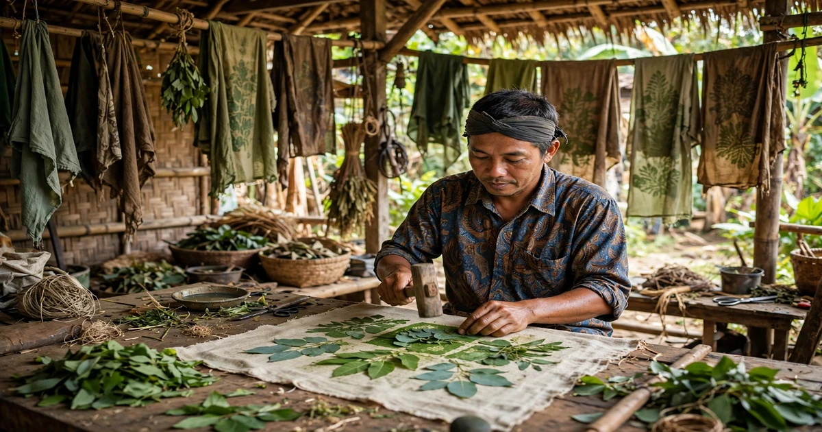 Daun Jadi Kain, Limbah Jadi Berkah: Cara Jadmiko Membangun Desa Wisata dari Batik di Bintan