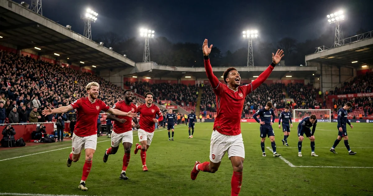 Gol Telat Madueke dari Bangku Cadangan Bawa Arsenal Menang Tipis atas Nottingham Forest