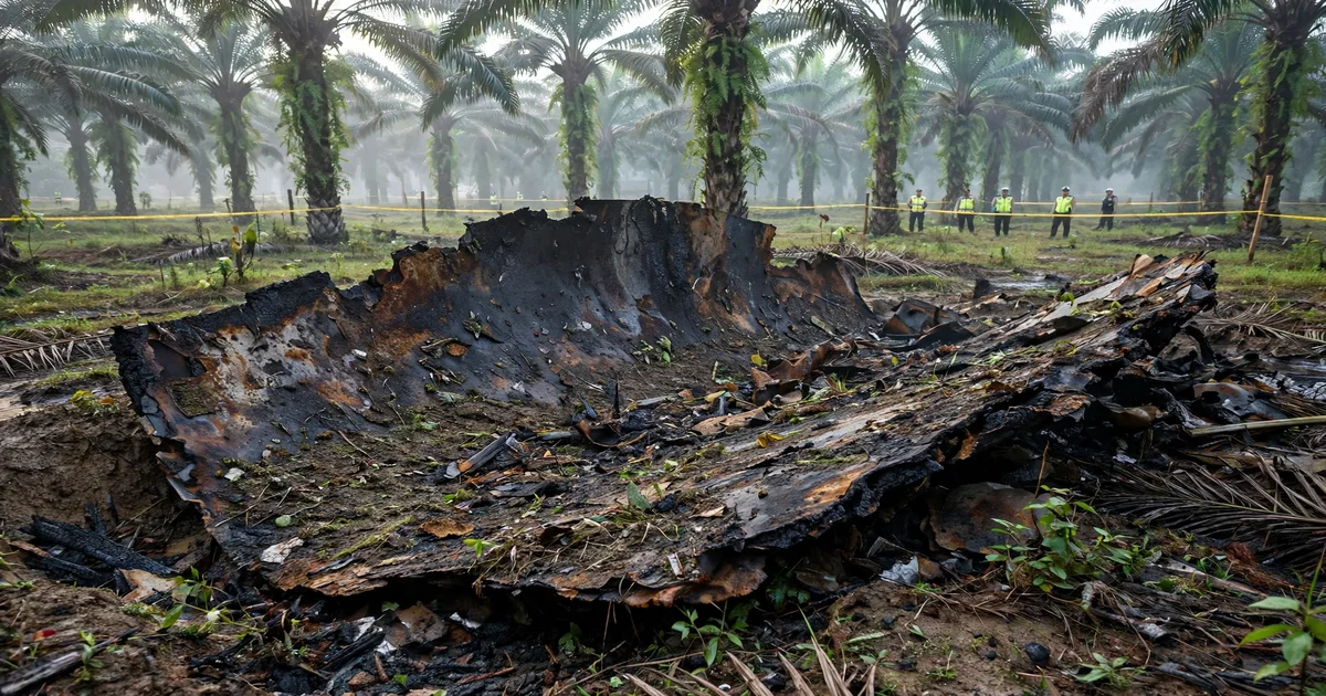 BRIN Pastikan Serpihan Logam 9 Meter di Kebun Sawit Sampit Berasal dari Roket China ZhuQue-2E
