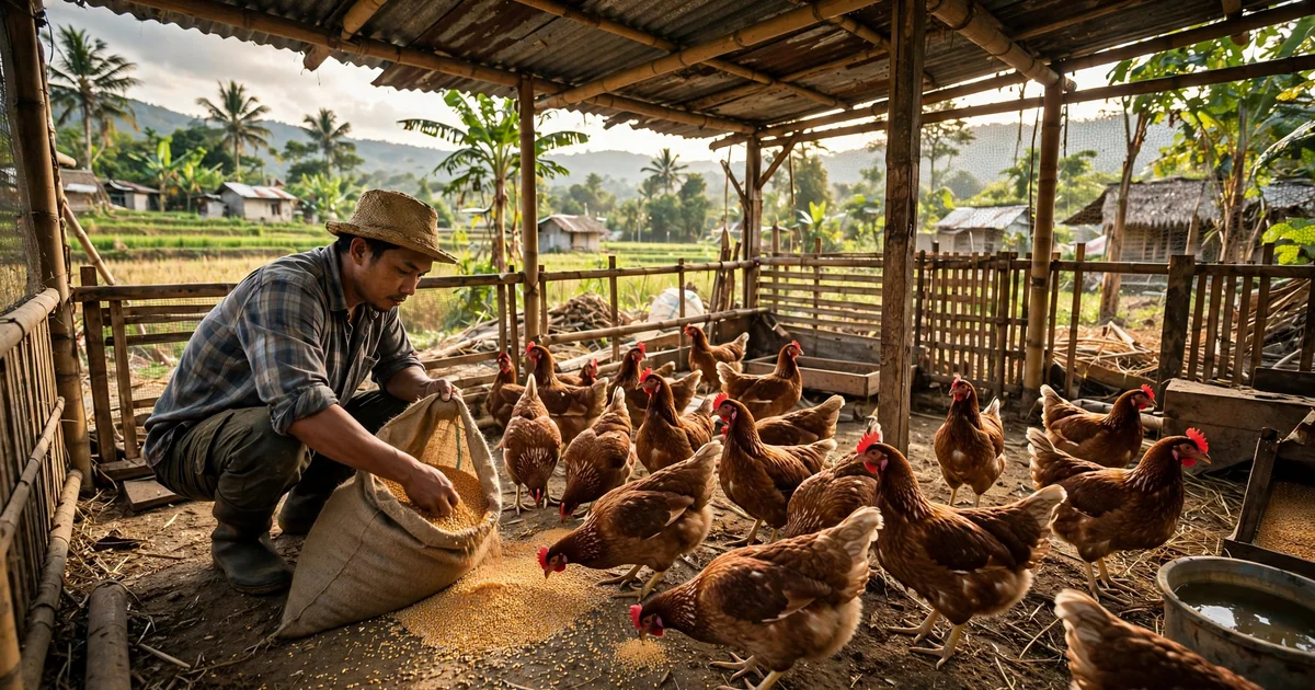 Terjepit Jagung Mahal dan Harga Telur Rendah, Peternak Ayam Deliserdang Butuh Kepastian